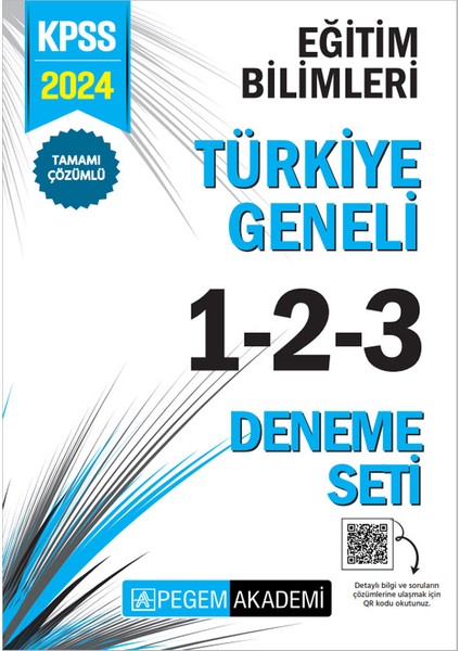 2024 KPSS Eğitim Bilimleri Tamamı Çözümlü Türkiye Geneli 1-2-3 (3