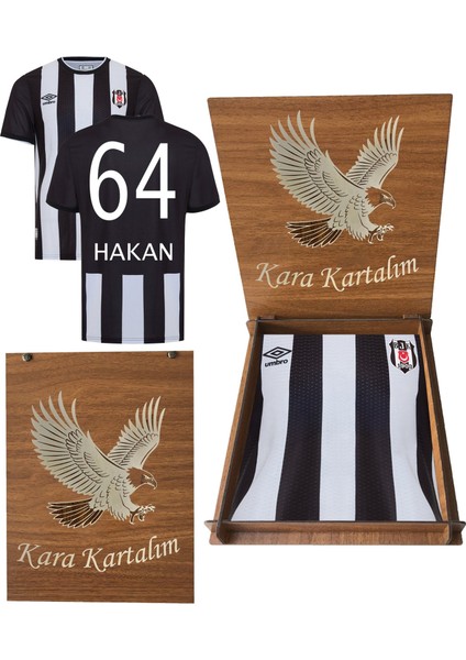 Orijinal Kişiye Özel Isim ve Numara Baskılı Hediyelik Ahşap Kutulu Çubuklu Forma