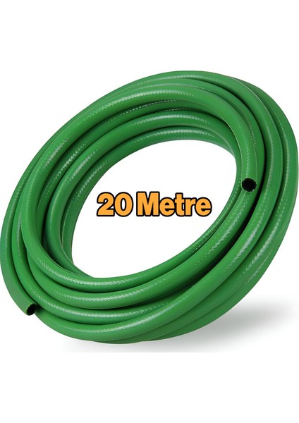 Termo Bahçe Hortumu Dayanıklı 3 Katlı Sağlam Çeşme Su Sulama Yıkama Hortum 20 Metre 12.5 mm 1/2" fırsatları