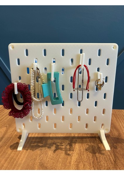 Ikea Skadis Pano - Modüler Delikli Organizasyon Panosu - 3D Baskı 22x24cm