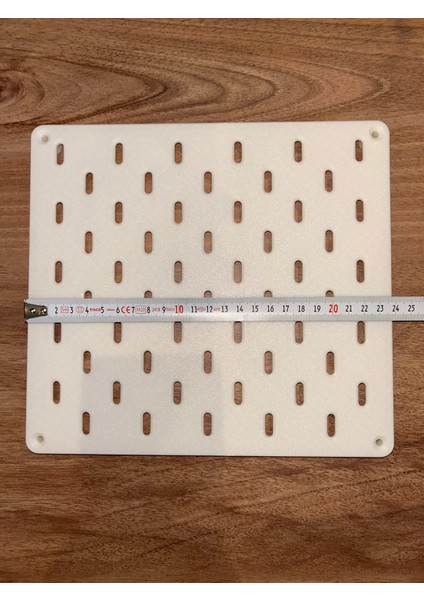 Ikea Skadis Pano - Modüler Delikli Organizasyon Panosu - 3D Baskı 22x24cm
