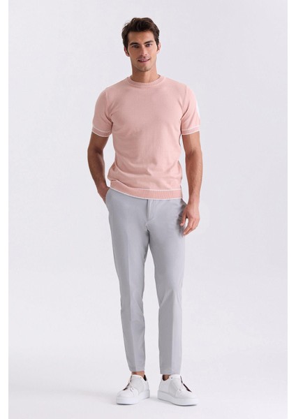 Somon Slim Fit Bisiklet Yaka Triko T-Shirt