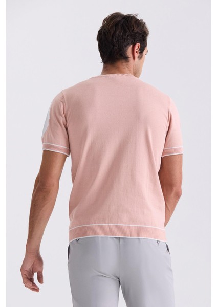 Somon Slim Fit Bisiklet Yaka Triko T-Shirt