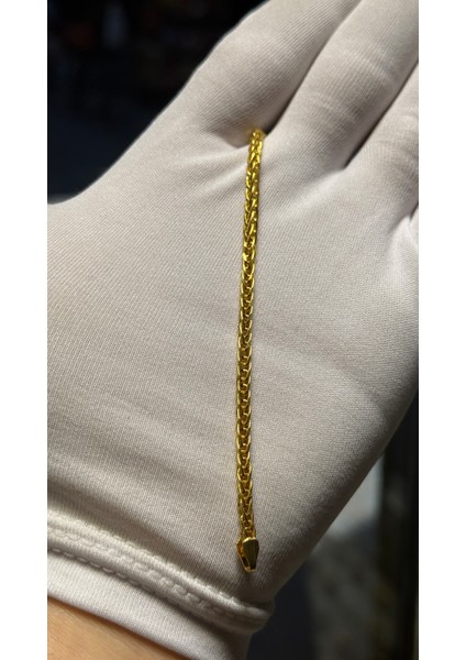 14 Ayar Altın Güverse Bileklik