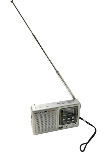 ST-194D Pilli Mini Deprem Radyosu Cep Radyosu - Kulaklık Hediyeli 13X8CM