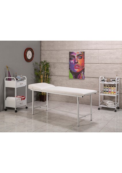 Basic Cilt Bakım Sedyesi Masaj Sedyesi Spa Sedyesi Muayene Sedyesi Ağda Sedyesi modelleri