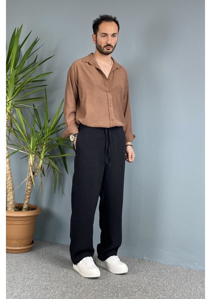 Krinkıl Kumaş Oversize Uzun Kol Gömlek modelleri