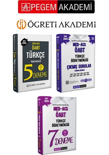 Pegem Akademi 2025 Meb Ags Öabt Türkçe Öğretmenliği Tamamı Çözüml
