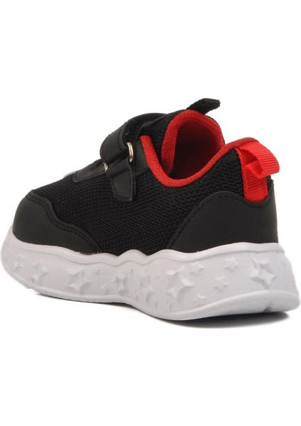 Ruffon 2520 B Siyah-Kırmızı Çocuk Hafif Esnek Spor Ayakkabı fırsatları