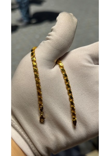 14 Ayar Altın Arpa Bileklik modelleri