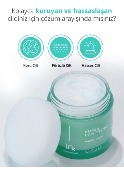 Hassas Ciltlere Özel, Pantenol İçeren, Destekleyici Bakım Kremi Super Panthenol Repair Cream fiyatları