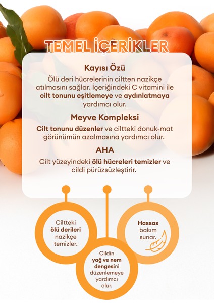 Kayısı Asidi ve Meyve Özleri İçeren Peeling Jel A'PIEU Apricot Visible Peeling Gel modelleri