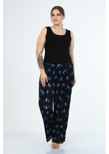 Astarlı Plise Pantolon 46014