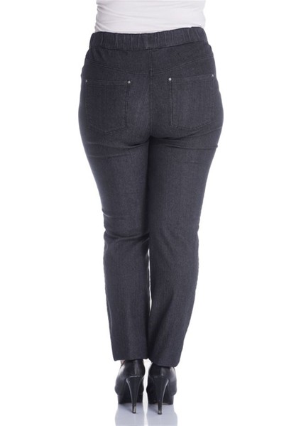 Beli Lastikli Denim Pantolon 13401-m fırsatları