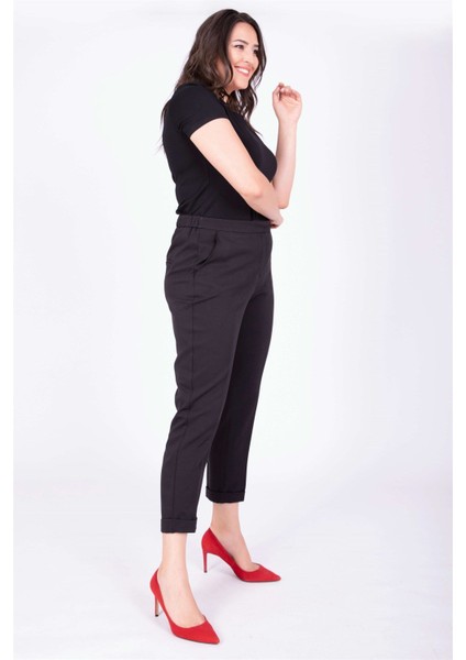 Kemerli Yandan Lastikli Klasik Pantolon 34689 fiyatları