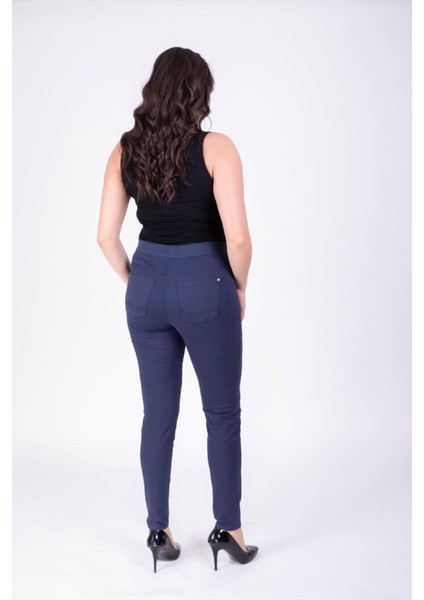 Lastikli Streç Pantolon 12391-m modelleri