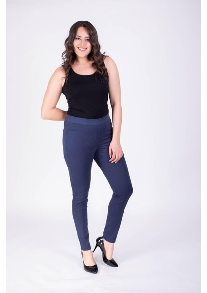 Lastikli Streç Pantolon 12391-m fırsatları