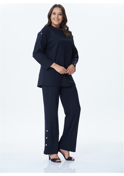 Çıtçıt Detaylı Örme Pantolon 24093 fiyatları