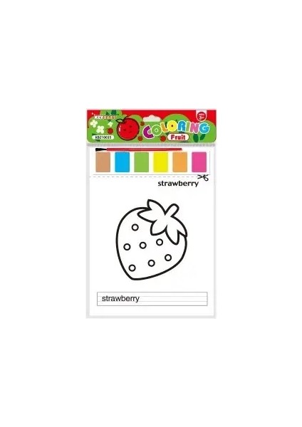 8pcs Boyama Kitapları Çocuklar Için Oyuncaklar Montessori Çocuklar Suluboya Kağıt Oyuncakları Taşınabilir Bebek Montessori Boyama Eğitim Toykolor: Meyve (Yurt Dışından)