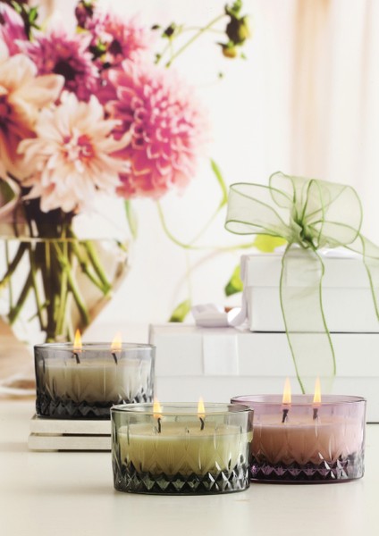 Dark Pastel Vanilya Kokulu 3'lü Set Mum 390 Gr.