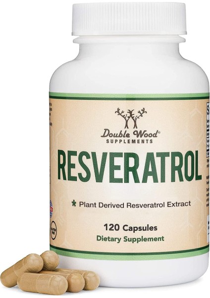 Resveratrol Supplement 500 mg Per Serving 120 Capsules