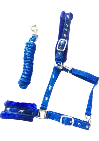 Sentetik Peluşlu Yular&yedeklik Mavi