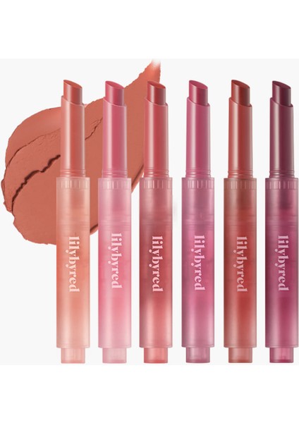 Lilybyred Milky Blur Fondue Bar/ Lilybyred Kremsi Blur Ruj & Allık - 01 Apricot in Peanut Butter