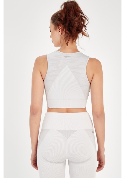 SlimFit Kadın Bisiklet Yaka Kolsuz Ekru Bra 813054 fiyatları