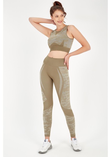 SlimFit Kadın Bisiklet Yaka Kolsuz Haki Bra 813054 modelleri