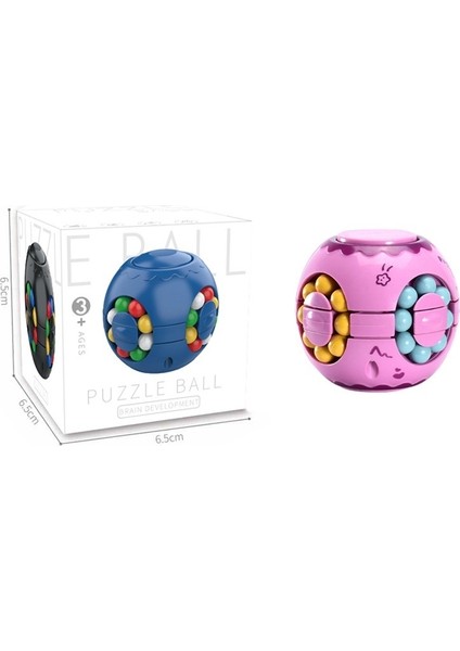3'lü Finger Magic Bean Sihirli Küp Oyuncak 633-117M / Lila Lila (Yurt Dışından)