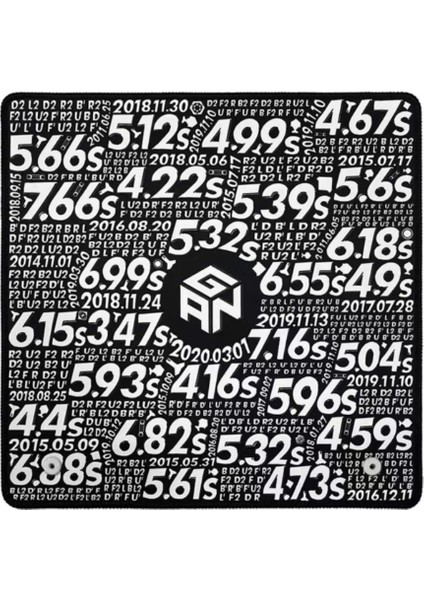 Magic Cube Mat Kaymaz Mouse Pad Gümüş (Yurt Dışından)