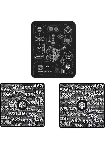 Magic Cube Mat Kaymaz Mouse Pad Gümüş (Yurt Dışından)