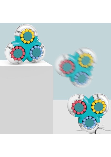 4 Adet Üçgen Dönen Sihirli Fasulye (Üçgen Canlı Turuncu) Turuncu (Yurt Dışından) fırsatları