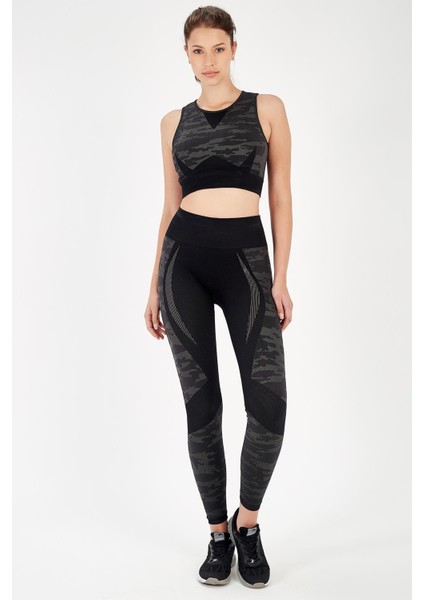 SlimFit Kadın Bisiklet Yaka Kolsuz Siyah Bra 813054 fırsatları