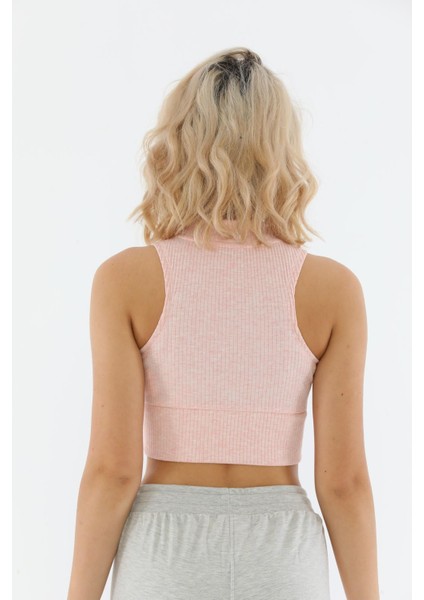 SlimFit Kadın Bisiklet Yaka Kolsuz Mercan Bra 18364 fiyatları