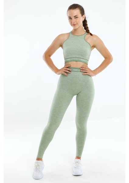 Maraton SlimFit Kadın Bisiklet Yaka Kolsuz Su Yeşili Bra 813076 modelleri