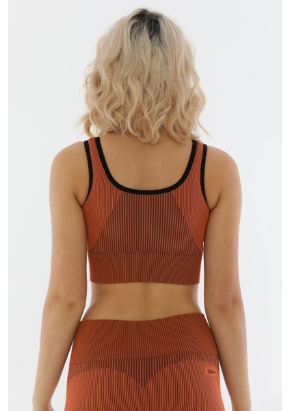 SlimFit Kadın Bisiklet Yaka Kolsuz Bakır Bra 813055 fiyatları