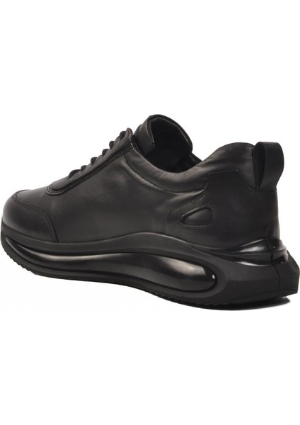 Siyah Deri Erkek Sneaker 2501 fırsatları