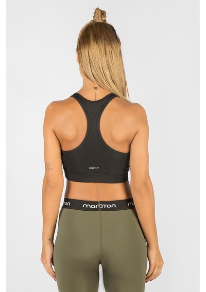 SlimFit Kadın Atlet Yaka Kolsuz Siyah Bra 17681 fiyatları