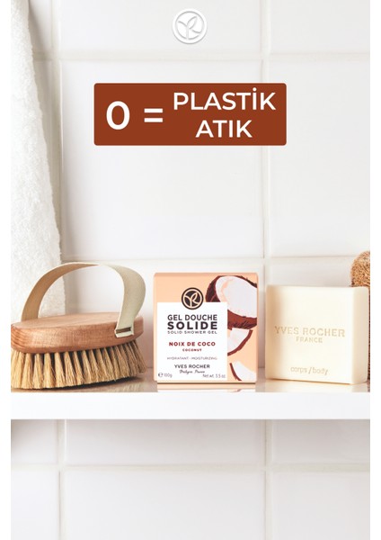 Katı Duş Jeli -Nemlendirici Tropikal Hindistan Cevizi-SLS,SLES İçermez,Vegan-100gr fırsatları