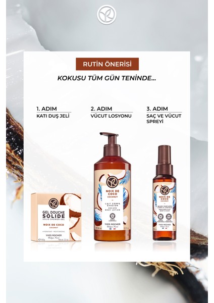 Katı Duş Jeli -Nemlendirici Tropikal Hindistan Cevizi-SLS,SLES İçermez,Vegan-100gr indirimleri