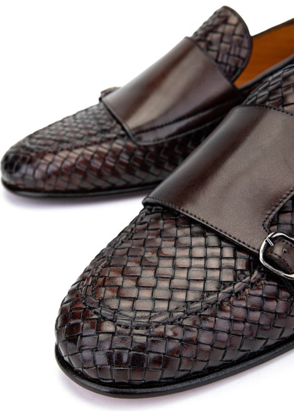 Erkek Deri Kahverengi Klasik Ayakkabı 1016 4747 Erk Ayk Y25 Kahve Dr/Orgu fırsatları