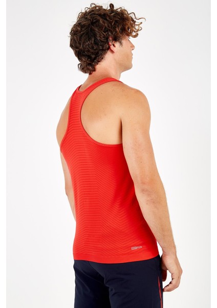 SlimFit Erkek Atlet Yaka Kolsuz Kırmızı Atlet 824009