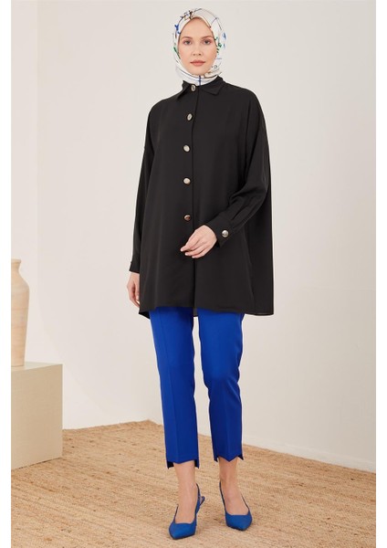 Çift Filetolu Pantolon 23Y2435 Saks