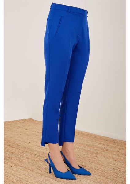 Çift Filetolu Pantolon 23Y2435 Saks fırsatları