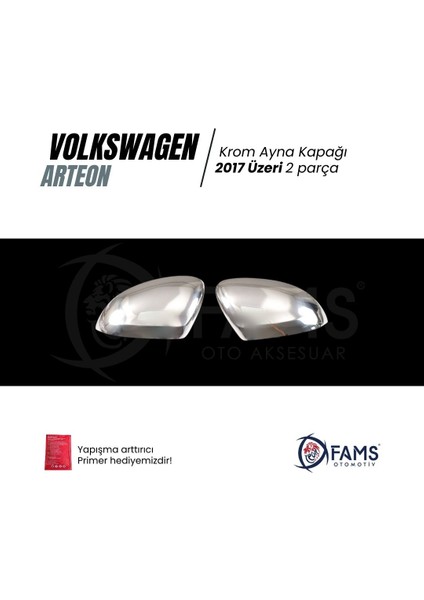 Volkswagen Arteon 2017 Üzeri Krom Ayna Kapağı 2 Parça Paslanmaz Çelik fiyatları
