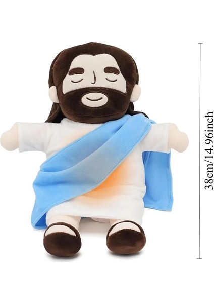 Yatıştırıcı Nefes Alıyor Isa Peluş Bebek Süsleri Dört Şaraplı Ayarlama Çocuk Müzik Uyku Arkadaşı Noel Oyuncak Dekorasyon Hediye: Mavi (Yurt Dışından)