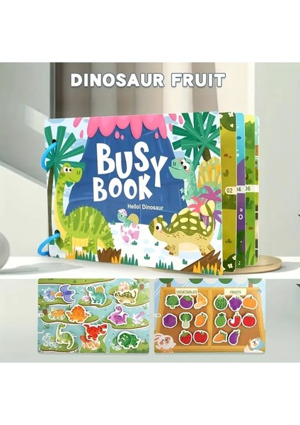 Montessori Bebek Meşgul Kitap Sessiz Kitap Oyuncaklar Erken Öğrenme Eğitim Oyuncak Çocuklar Montessori Oyuncak Eşleştirme Gamecolor: E (Yurt Dışından)