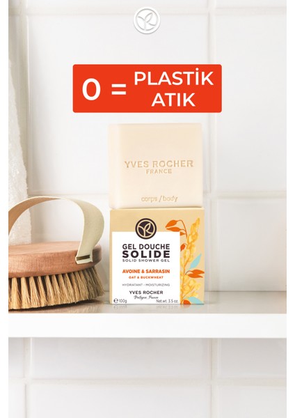 Katı Duş Jeli - Nemlendirici Rahatlatıcı Yulaf Karabuğday-SLS,SLES İçermez,Vegan-100gr fırsatları