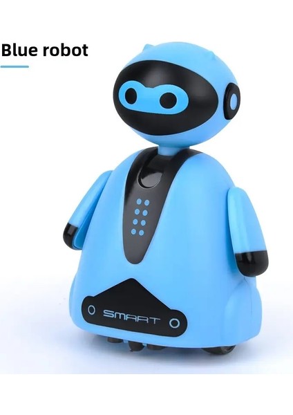 Çizgi Çizim Robot Oyuncak Yaratıcı Endüktif Elektrikli Araç Herhangi Bir Çizgiyi Takip Edin Robot Penguen Oyuncak Eğitim Oyuncak Kid Hediyesi: Mavi (Yurt Dışından)